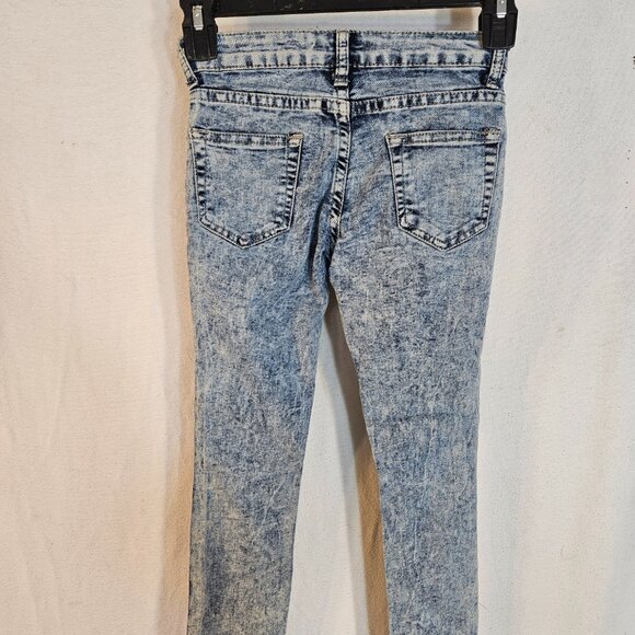 OSC Acid Wash Denim Jeans for Girls -- ITEM #2035 - Picture 2 of 2